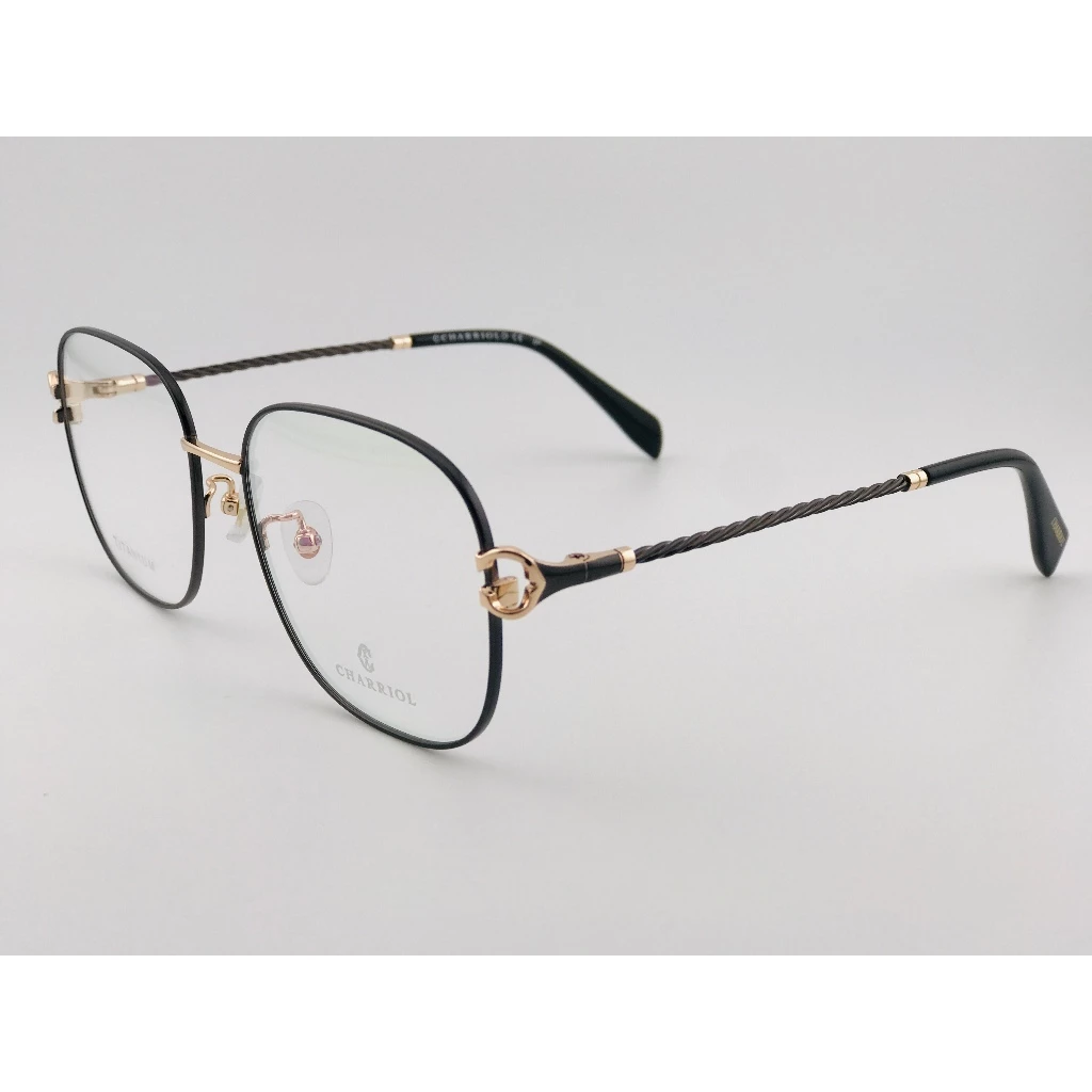全新 瑞士精品品牌【CHARRIOL 夏利豪】L-6113B 光學眼鏡 鏡框 鈦金屬 鋼索設計 純鈦/β鈦材質