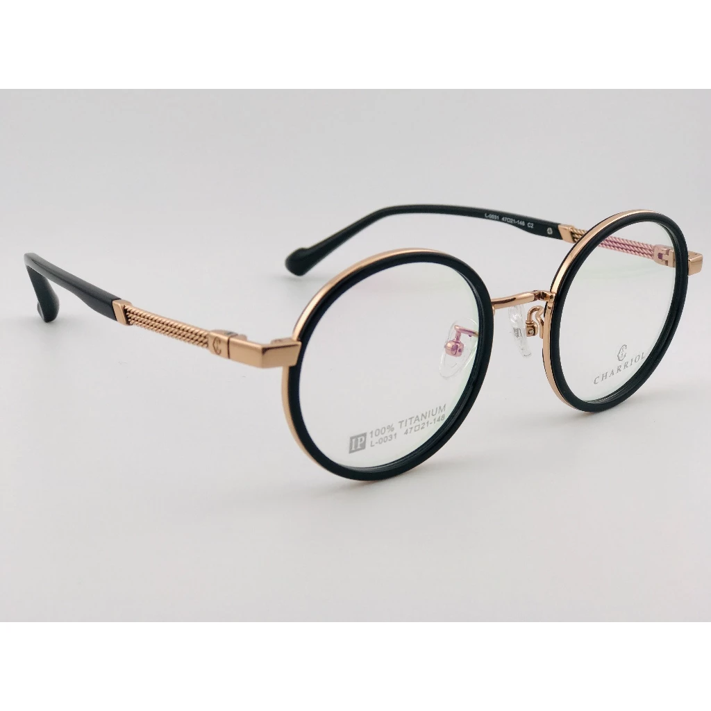 全新 瑞士精品品牌【CHARRIOL 夏利豪】L-0031 光學眼鏡 鏡框 鈦金屬 鋼索設計 純鈦/β鈦材質