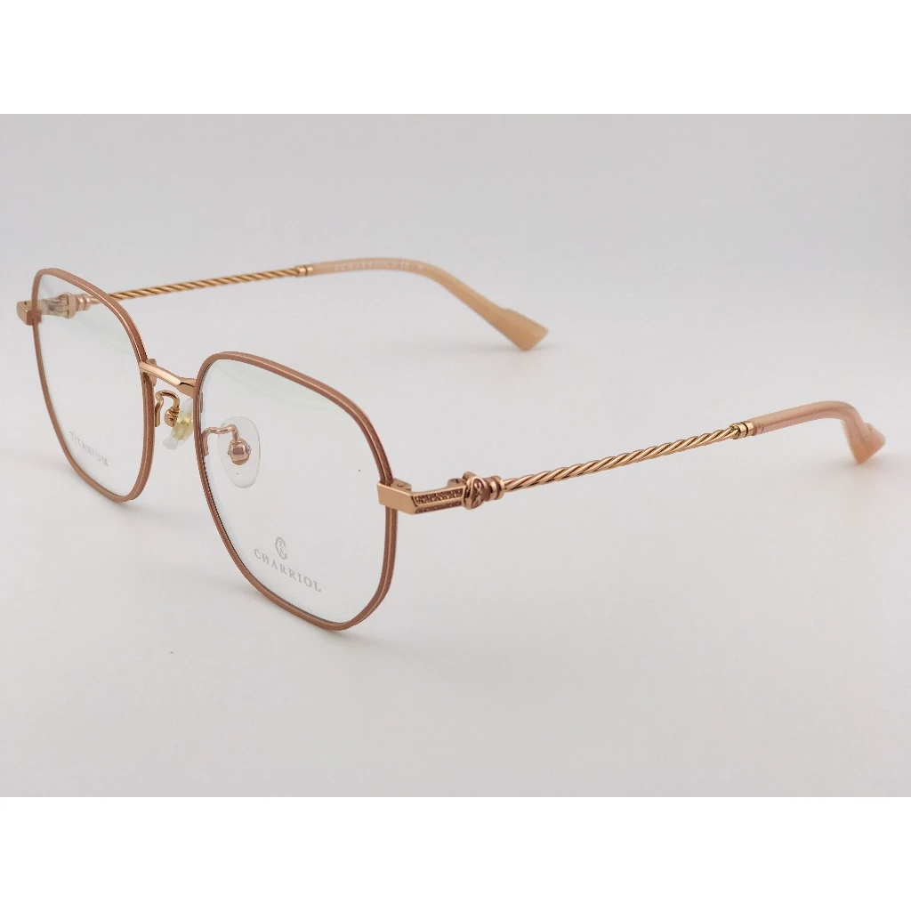 全新 瑞士精品品牌【CHARRIOL 夏利豪】L-6103B 光學眼鏡 鏡框 鈦金屬 鋼索設計 純鈦/β鈦材質