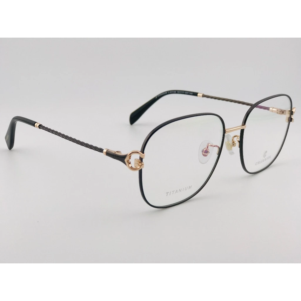 全新 瑞士精品品牌【CHARRIOL 夏利豪】L-6113B 光學眼鏡 鏡框 鈦金屬 鋼索設計 純鈦/β鈦材質
