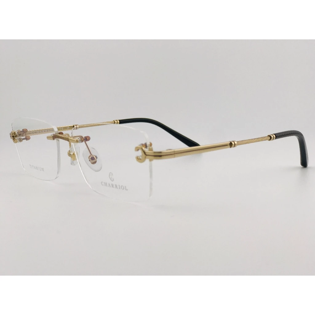 全新 瑞士精品品牌【CHARRIOL 夏利豪】L-6086 光學眼鏡 鏡框 鈦金屬 鋼索設計 純鈦/β鈦材質