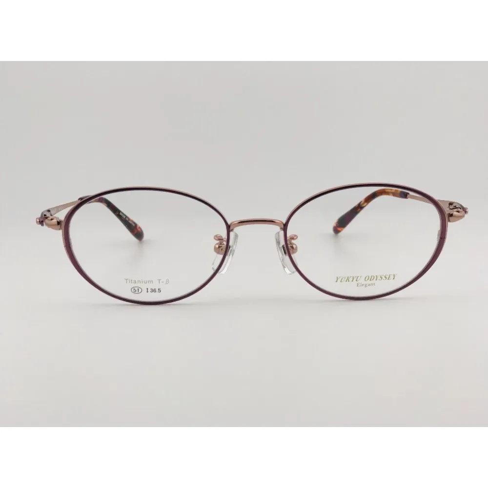 全新 日系品牌 日本製造【悠久YUKYU ODYSSEY】YO-032-1 光學眼鏡 鏡框 鈦金屬 眼鏡 純鈦/β鈦材質