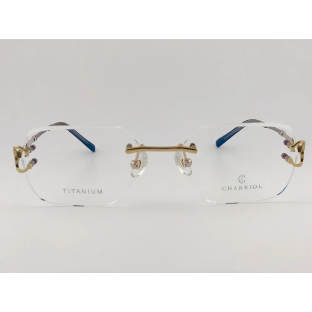 全新 瑞士精品品牌【CHARRIOL 夏利豪】L-6083-C01 光學眼鏡 鏡框 鈦金屬 鋼索設計 純鈦/β鈦材質