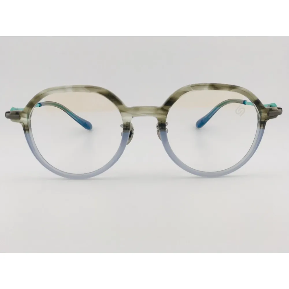 『合美眼鏡』【STEELER】1575-C3台灣原創設計 眼鏡 光學眼鏡 鏡框 鈦金屬 眼鏡 醋酸纖維