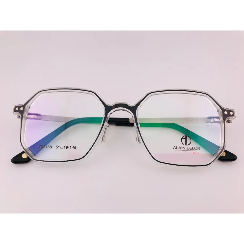 全新法國品牌 ALAIN DELON 亞蘭德倫 AD0168-C2 鏡框 眼鏡 不鏽鋼 醋酸纖維(板料) 輕量眼鏡