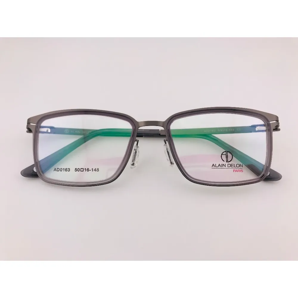 全新法國品牌 ALAIN DELON 亞蘭德倫 AD163-C2 鏡框 眼鏡 不鏽鋼 板料 輕量眼鏡