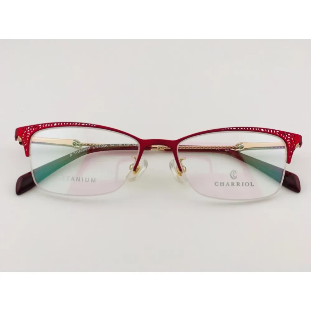 全新 瑞士精品品牌【CHARRIOL 夏利豪】L-6105A-C01 光學眼鏡 鏡框 鈦金屬 鋼索設計 純鈦/β鈦材質
