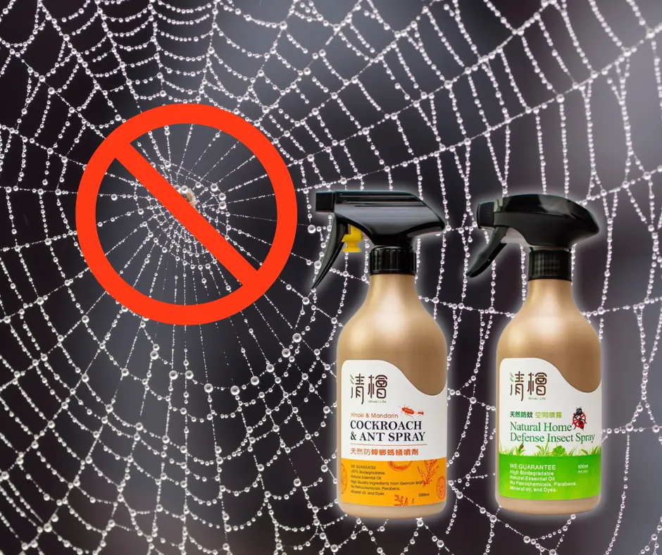 Q9.請問“清檜天然防螞蟻蟑螂噴劑”跟“清檜統新驅蚊蟲空間噴霧”可以防蜘蛛嗎？