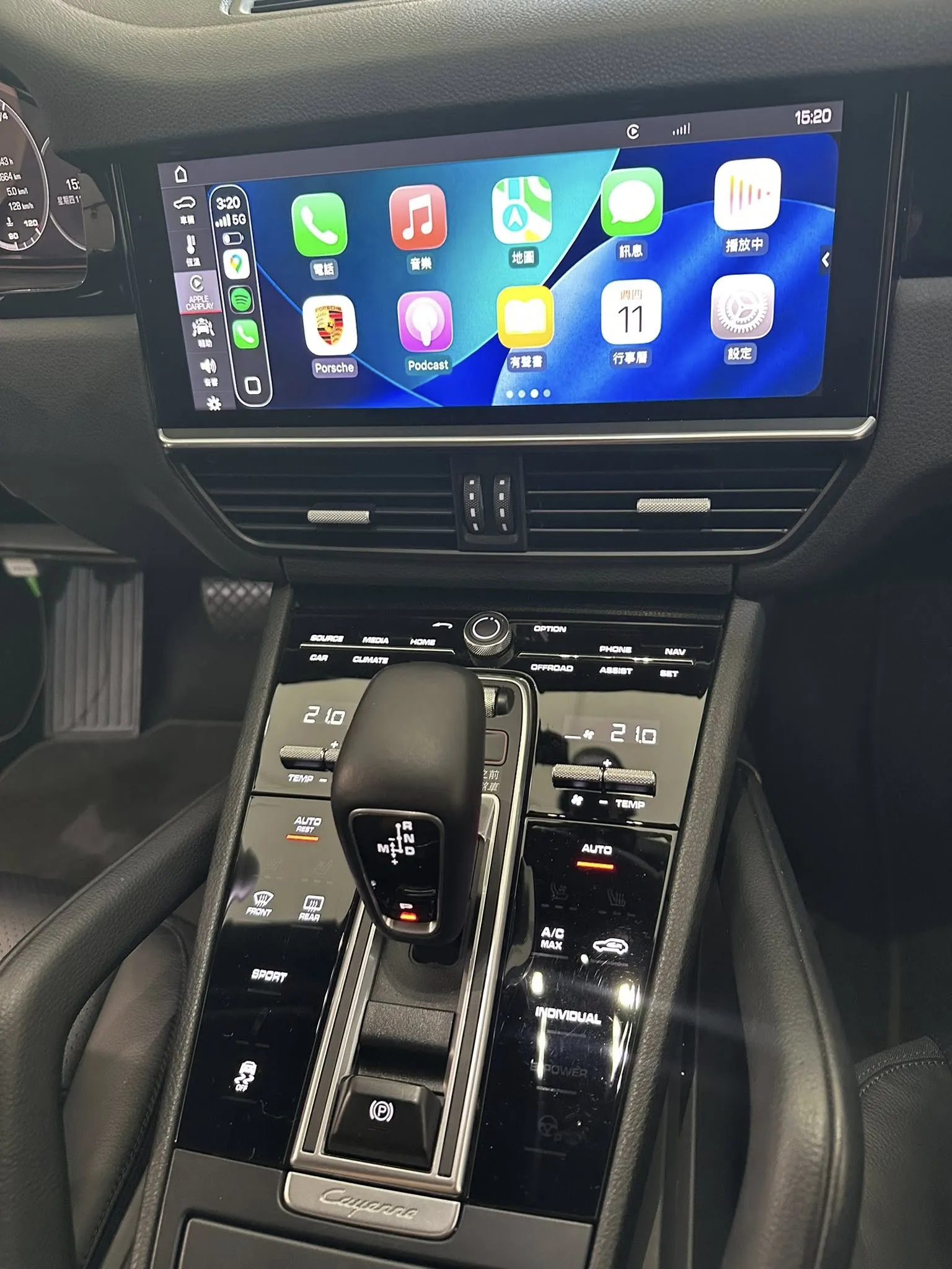 Porsche 19年Cayenne E3.1 刷 主機 無線CarPlay+全屏畫面