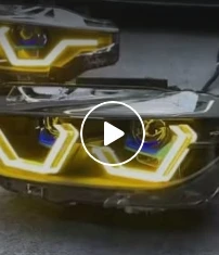 BMW F30 3系勺子款 三色大燈