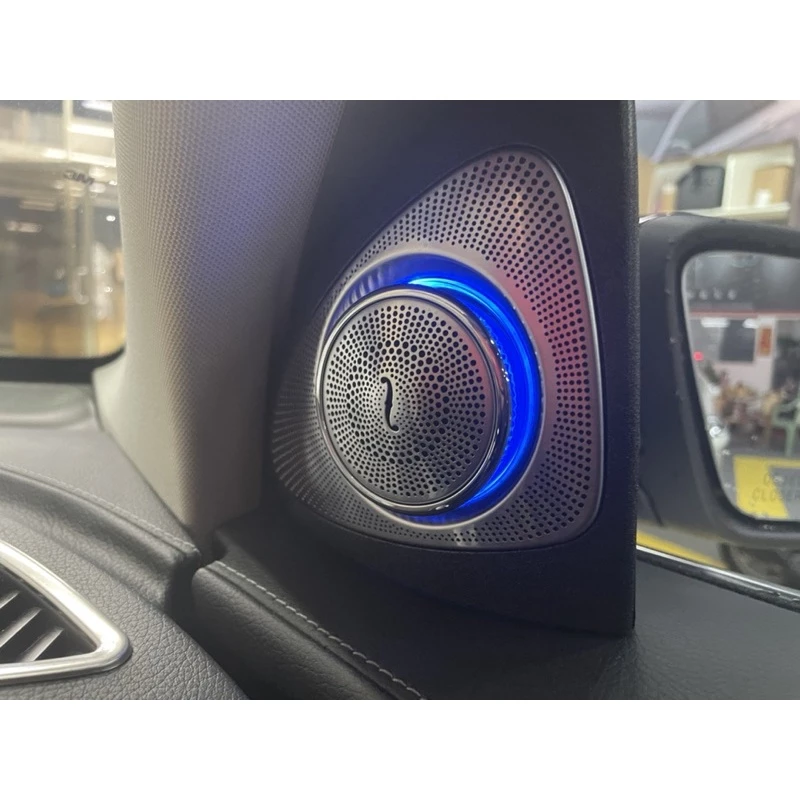 Benz 賓士 64色 A柱 旋轉高音 X253/C300/GLC300氛圍燈 氣氛燈