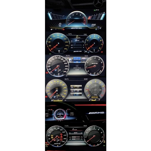 Benz 20年車款 刷AMG 儀錶