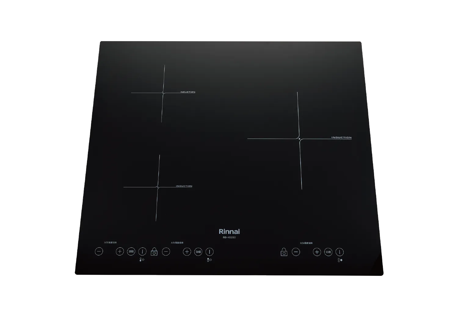 IH智慧感應三口爐(橫向) RB-H3280