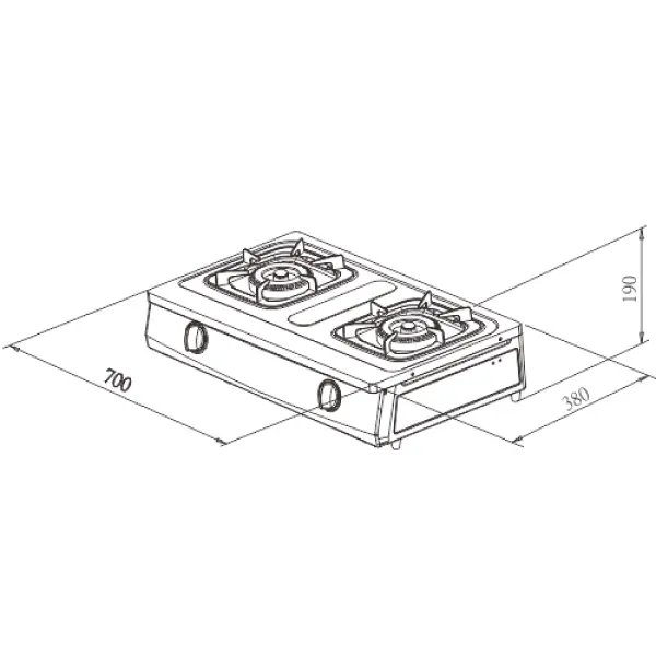溼鍋零秒點一級銅爐頭台爐 TG-6309