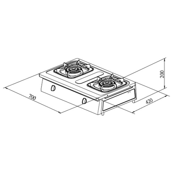 三環銅爐頭台爐 TG-6703A