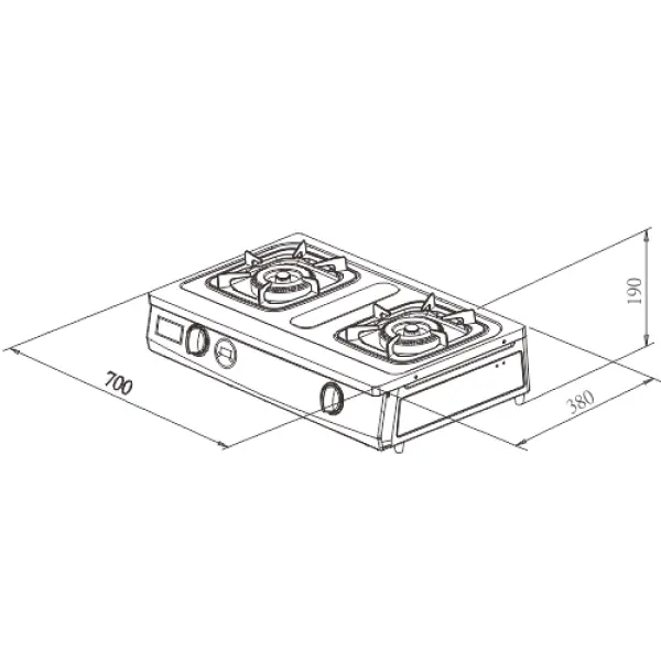 一級 雙控安全定時台爐 TG-6312