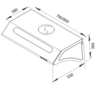 斜背式-90CM VSA-9091S