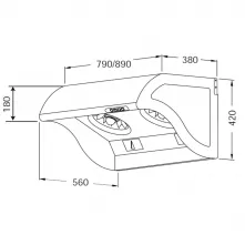 JT-1710-斜背式排油煙機