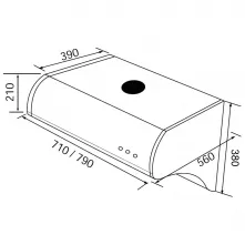 JT-1991M／L-斜背式排油煙機