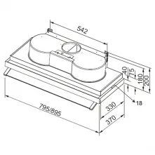 JT-1681-隱藏式排油煙機