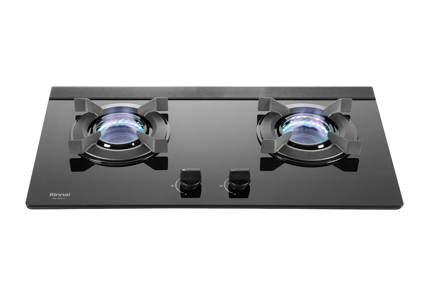 檯面式內焰玻璃雙口爐 RB-N2601G(B)