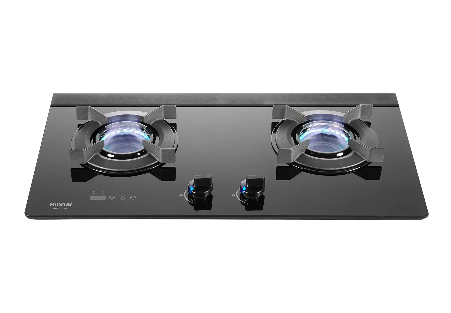 檯面式內焰玻璃雙口爐 RB-N2621G(B)