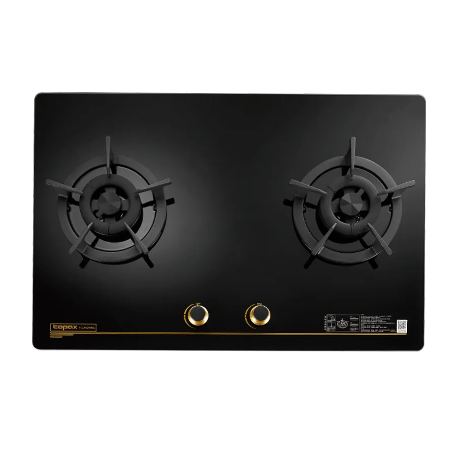 保潔二口大面板玻璃檯面爐 TG-8523BG