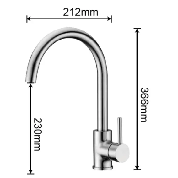 JT-C805S-不鏽鋼水龍頭