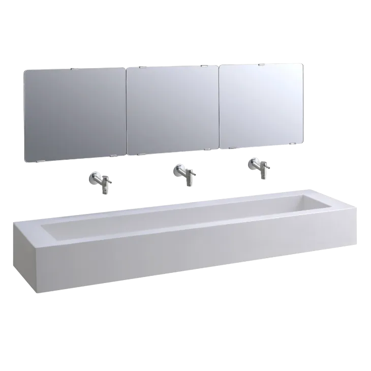 兒童溝槽式台面-龍頭牆壁上出水  MG3150S-2608L