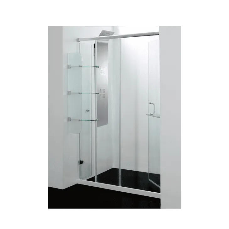 旗艦無框一字二片型+置物架  SV2W+G