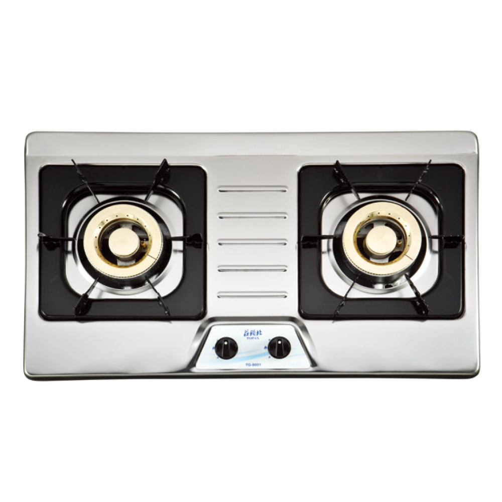 二口不鏽鋼檯面爐 TG-8001