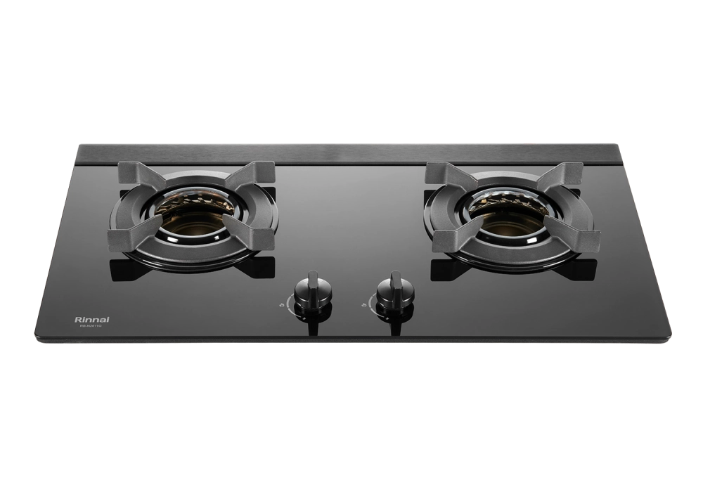 檯面式內焰玻璃雙口爐 RB-N2611G(B)