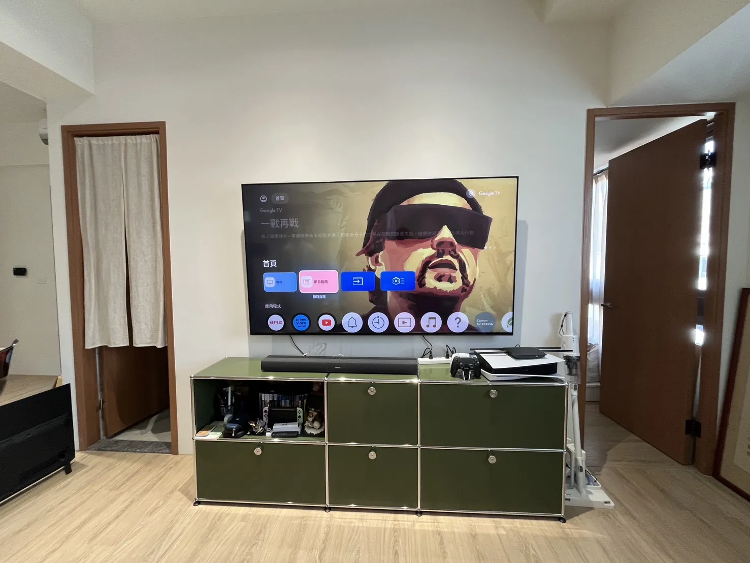 75吋伸縮電視壁掛