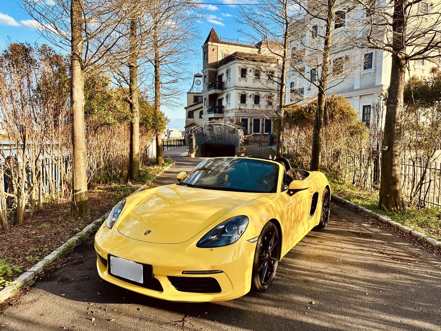 PORSCHE 718 boxster保時捷敞篷跑車+小改款賓士W222-S350L加長型