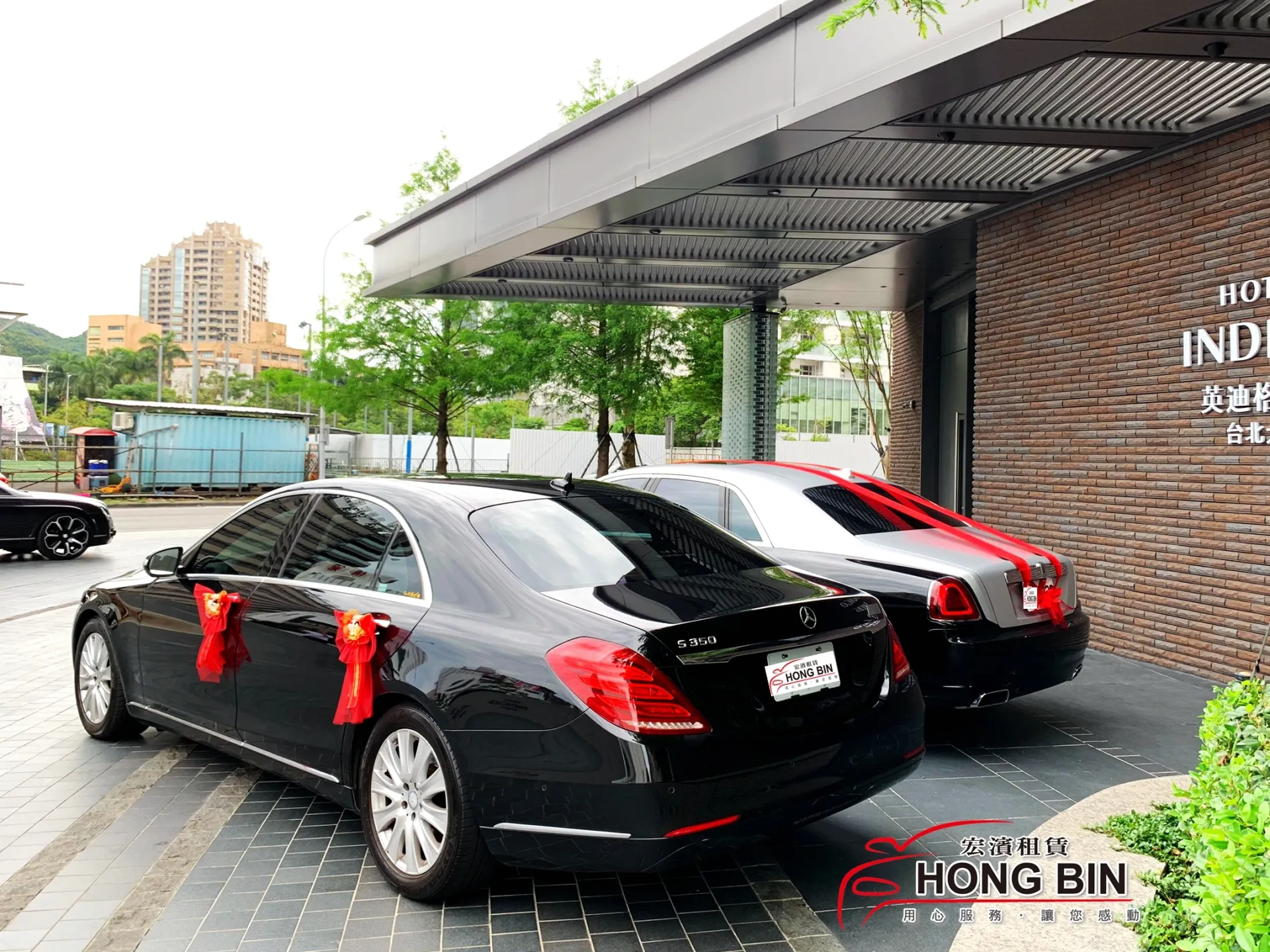 勞斯萊斯+賓士W222-S350L加長型禮車五台