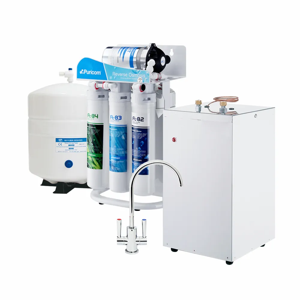 全新 豪星HM-518冷熱4公升廚下飲水機+普家康 快拆式 CE6T-R3 RO純水機【6期零利率】《免費安裝》