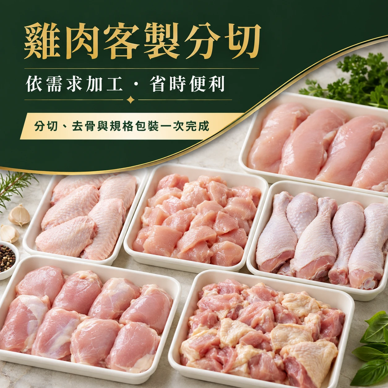 雞肉客製分切