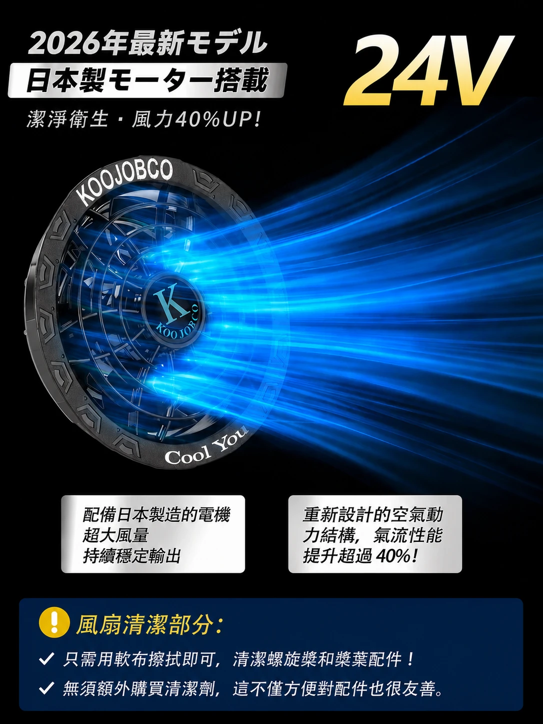 【日本暢銷】24V空調服 帶風扇工作服 鈦布 全線束 高空工作 防紫外線 防水 夏季 戶外工作