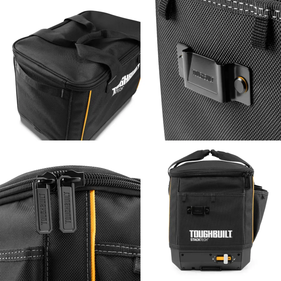 TB-B1-S-60C 硬底手提工具包 TOUGHBUILT托比爾 快扣 提把 背帶 工具袋 多格收納 堆疊式 工具箱
