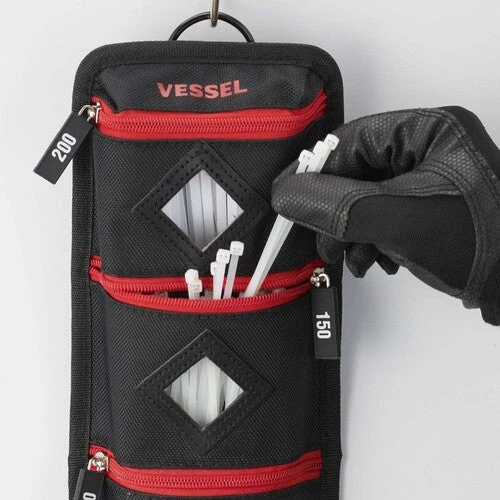 VESSEL 威世 束帶收納包 結束帶收納袋 束線帶收納袋 電工工具 水電工具 TCH-200mm TCH-300mm