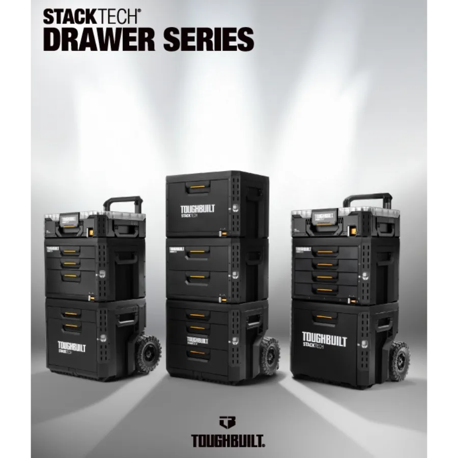 TB-B1-D-71 抽屜式⼯具箱-單抽XL TOUGHBUILT 托比爾 快扣 配件 單層 工具箱 水電 防水 堆疊式