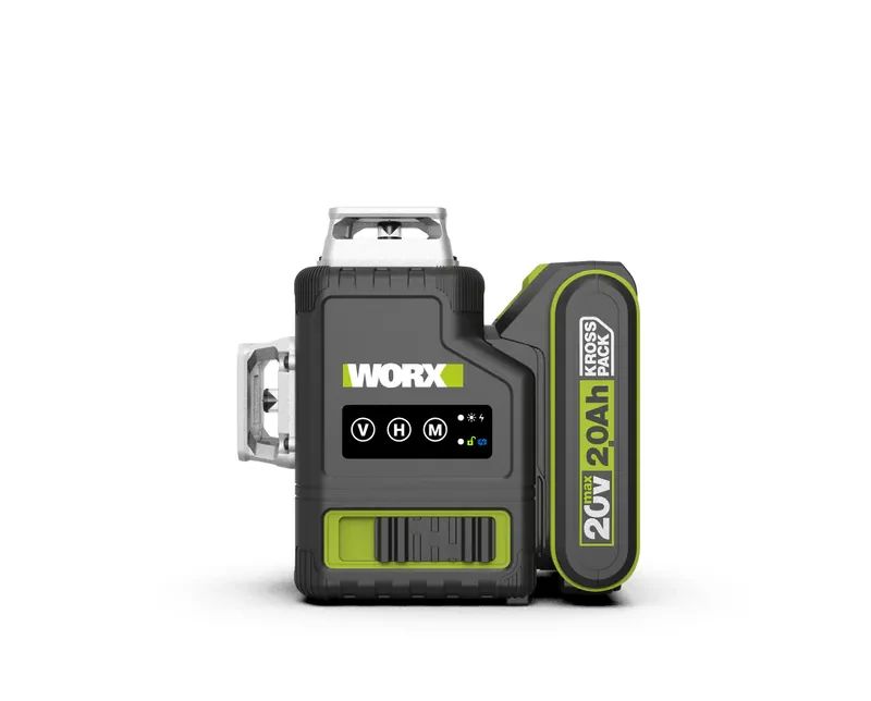 WU005 12線綠光雷射水平儀 威克士 WORX 墨線儀 自動整平 歐司朗雷射 貼牆9mm 貼頂6mm 高精度 雷射儀