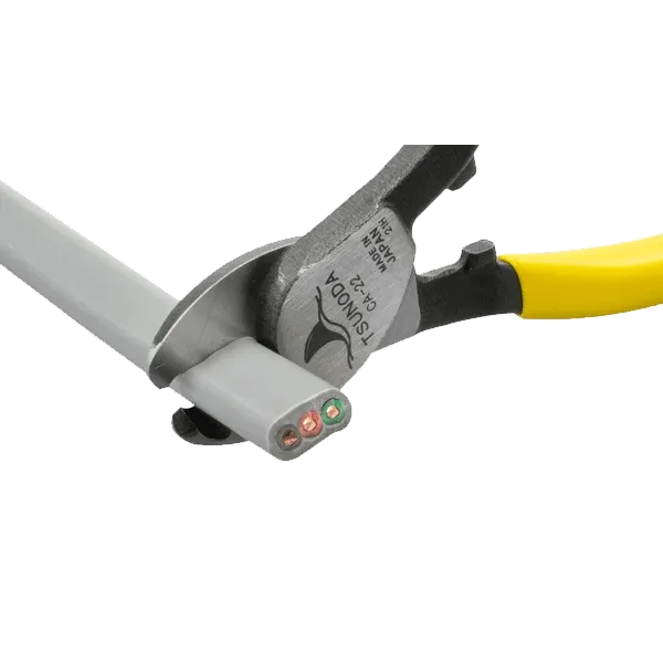 日本製 TTC 角田 CA-22 電纜剪 電線剪 VCT IV線 電纜剪刀 切斷剪 膠柄電纜剪刀