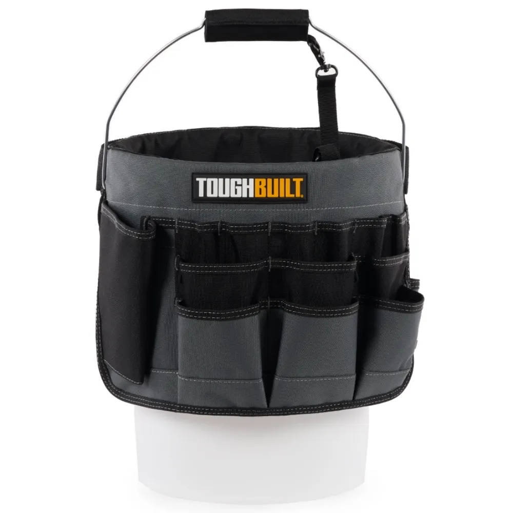 TB-85 水桶表面工作袋 TOUGHBUILT 托比爾 水桶袋 38格收納 工具包 收納袋 水桶用 耐磨 硬挺 牛津布