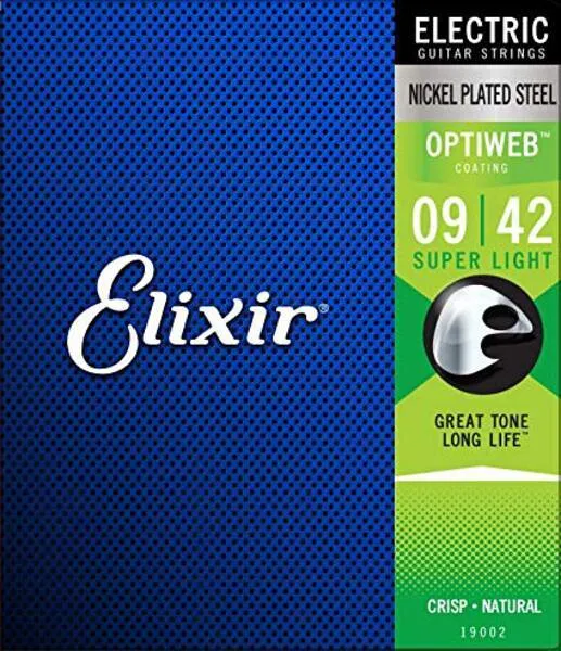 Elixir 19002 Optiweb 超薄包覆 電吉他套弦 09-42