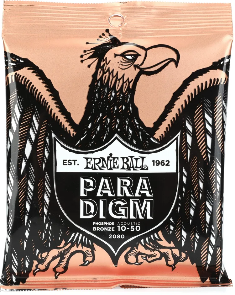 Ernie Ball 防鏽抗斷民謠吉他弦10-50 Paradigm 2080