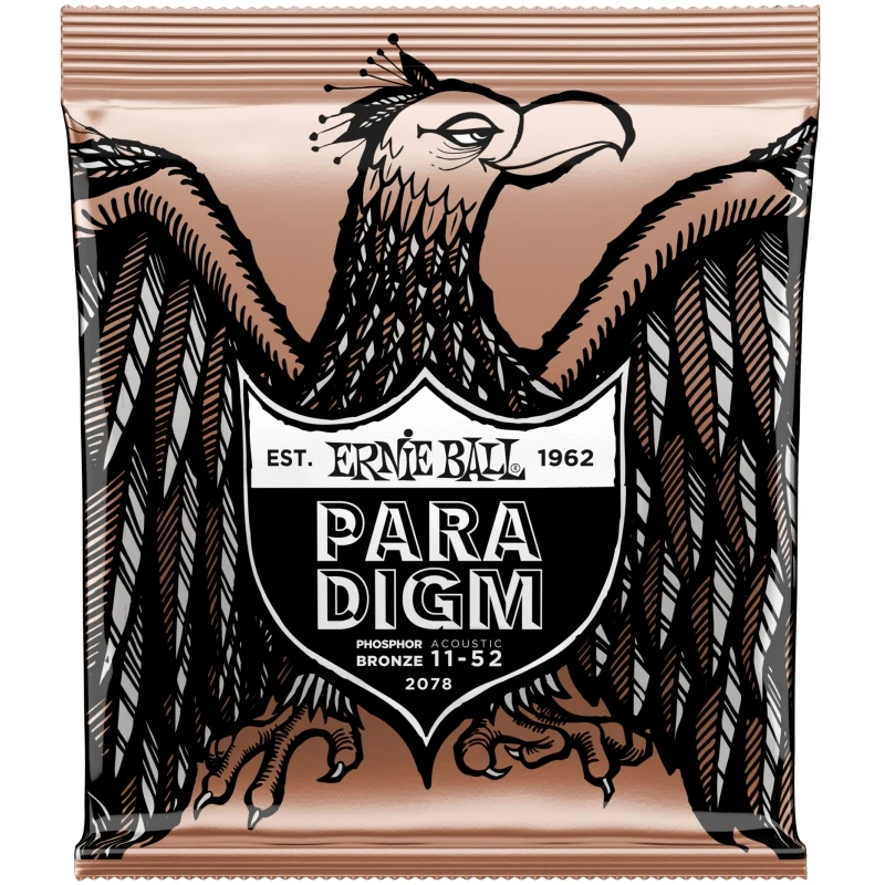 Ernie Ball 防鏽抗斷民謠吉他弦11-52 Paradigm 2078