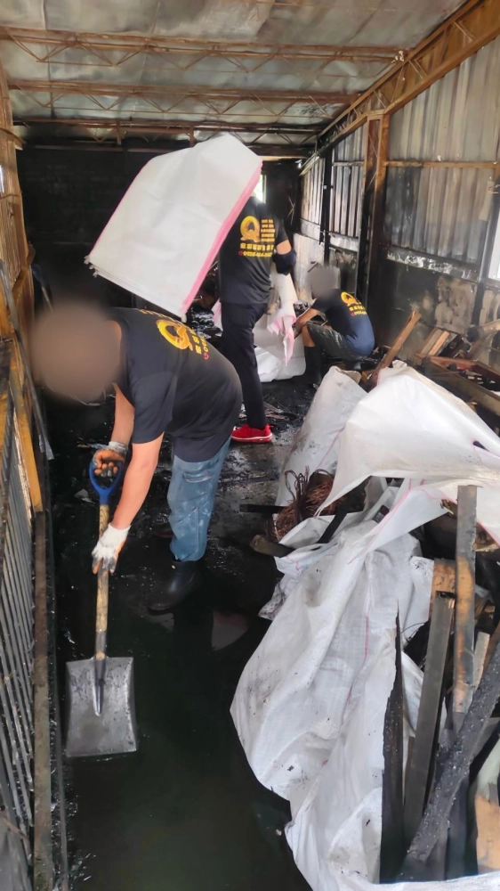 嘉義 芳興街 火災後廢棄物 淨空 清運 清潔