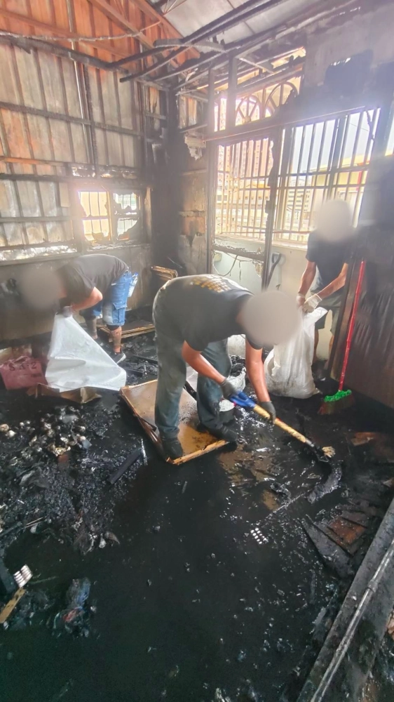 嘉義 芳興街 火災後廢棄物 淨空 清運 清潔