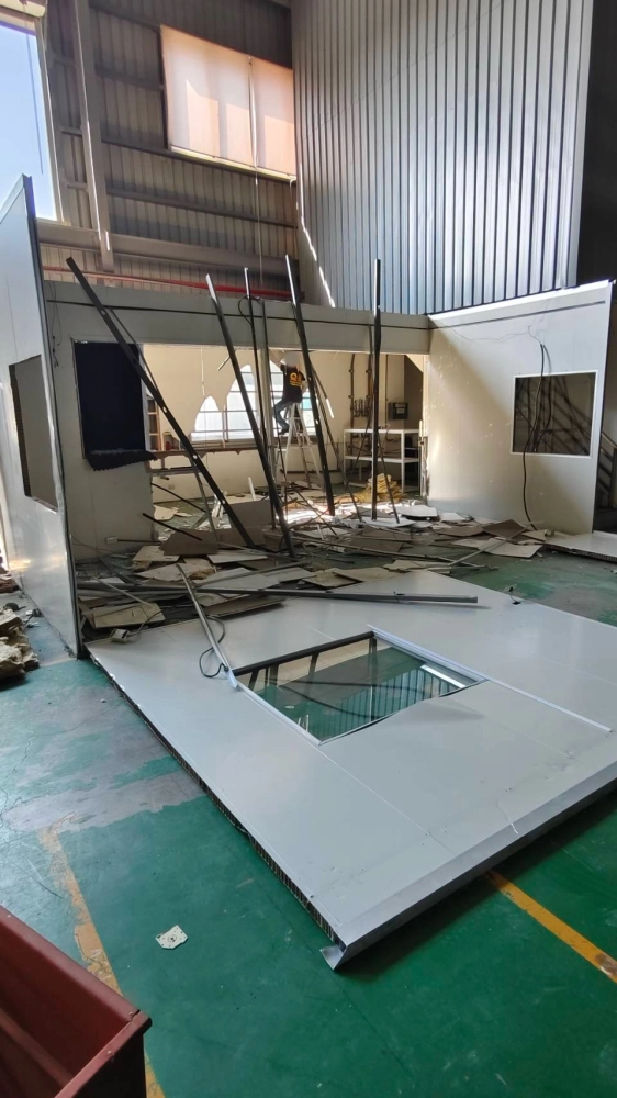 台南安平區 工廠隔間拆除清運-2